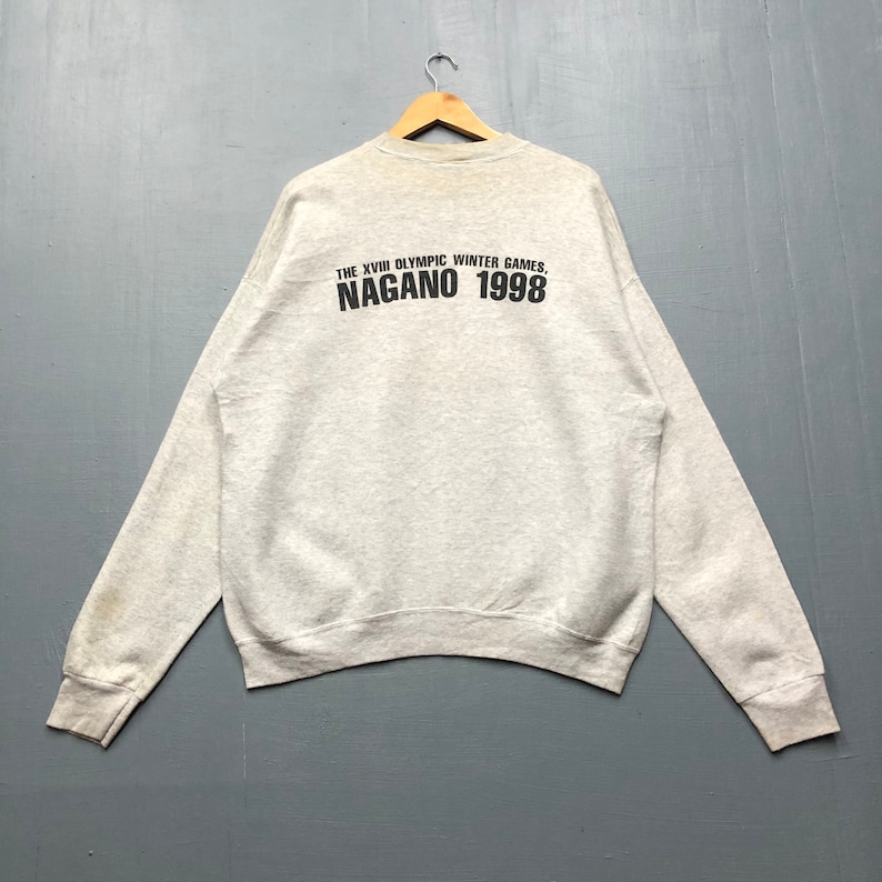 Vintage nagano winter olympic 1998 big logo spell out logo ...
