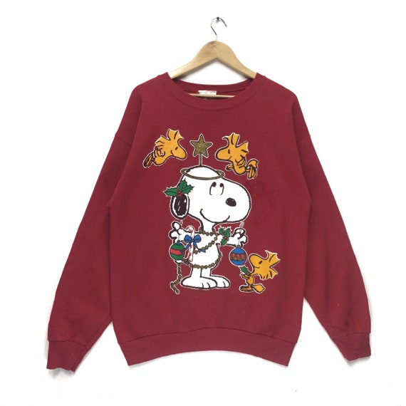 Rare peanut snoopy big logo jumper 