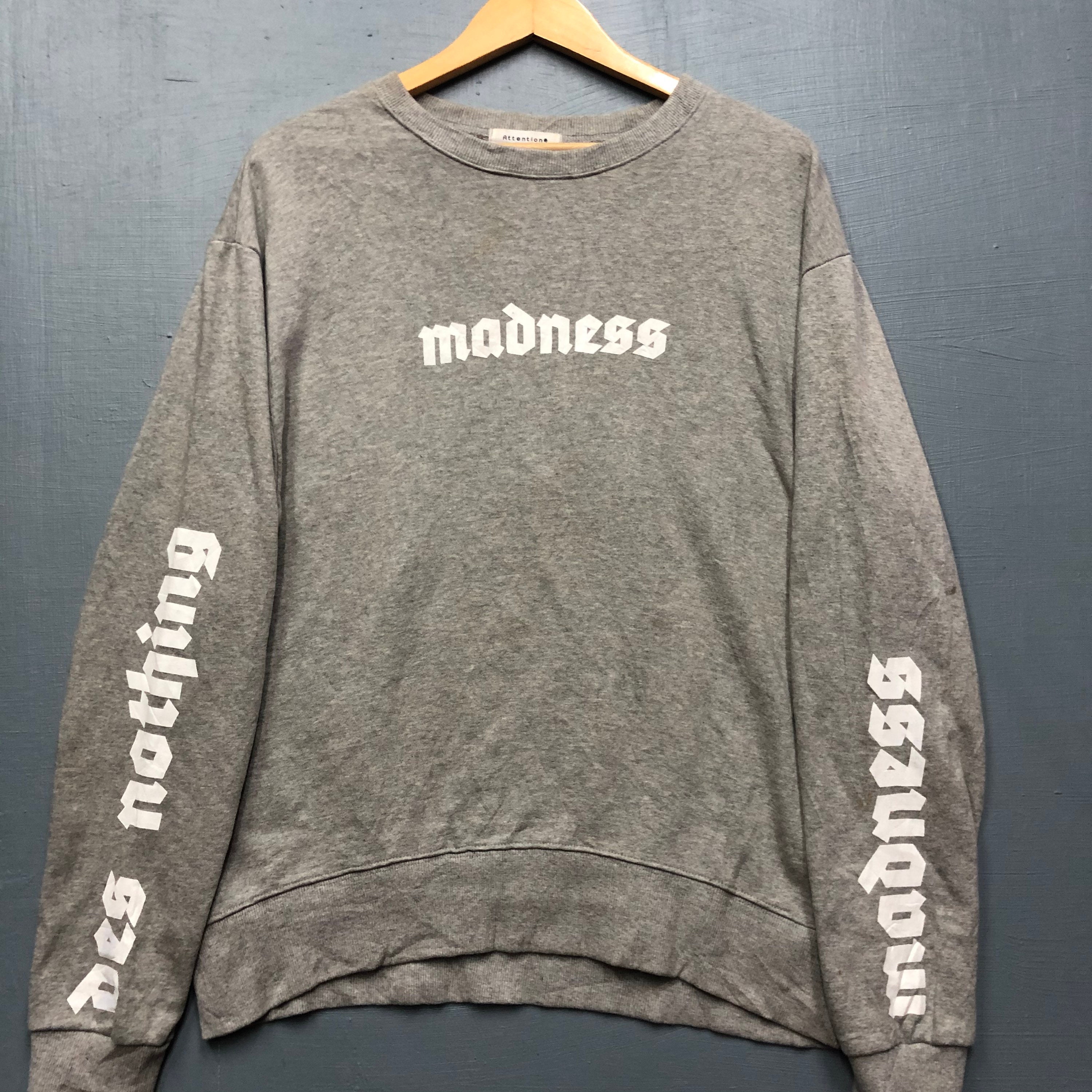 Rare Madness sweatshirt spellout big logo jumper sweater | Etsy