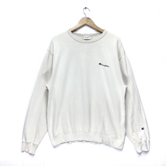 champion cream sweatshirt