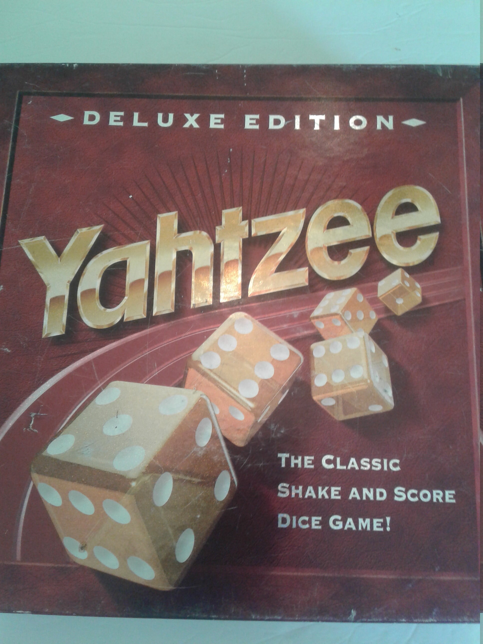 Yahtzee Deluxe Edition Gold Edition Game complete Etsy