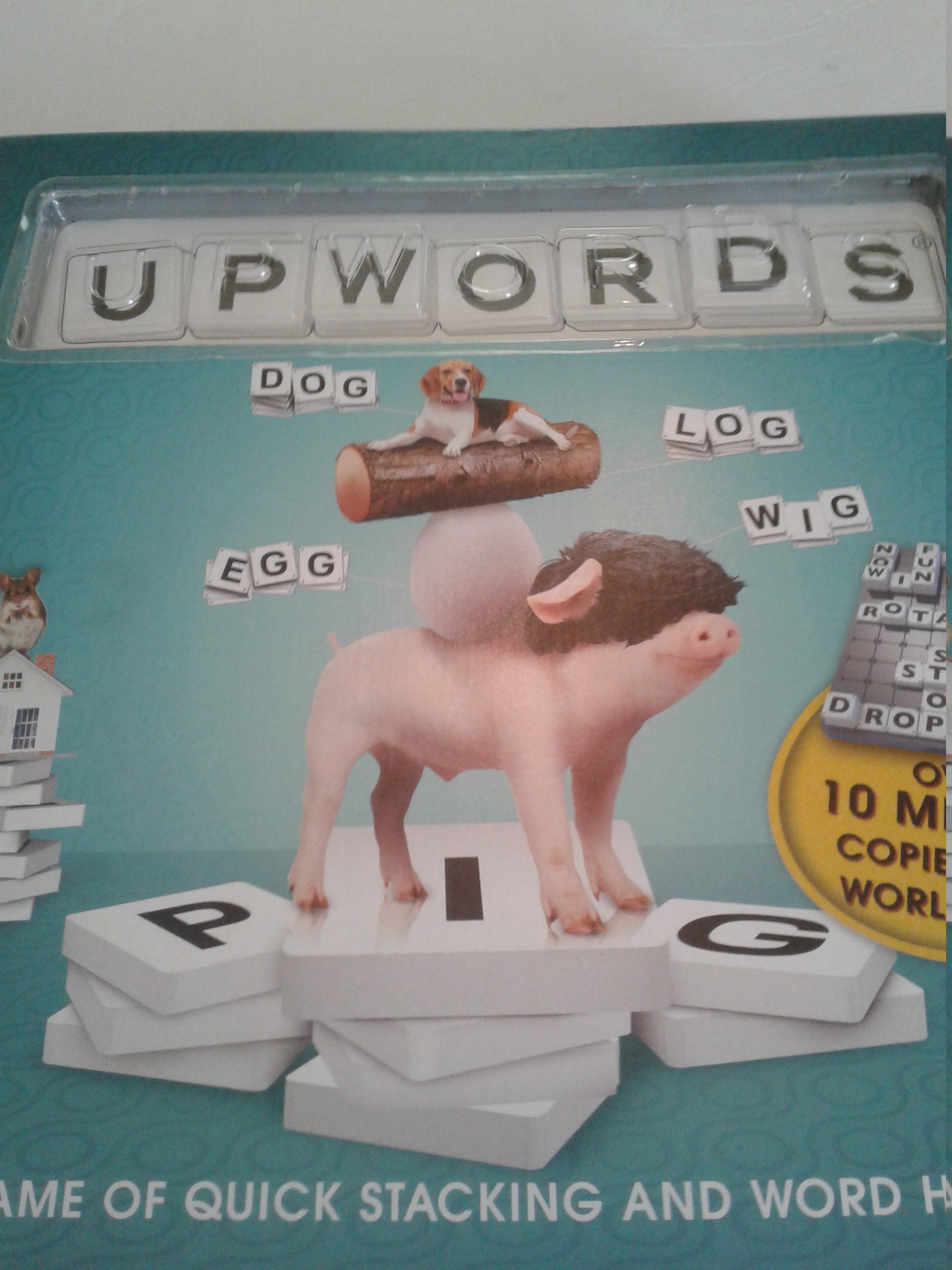 UpWords Board Game Quick Stacking & Word Hacking Etsy