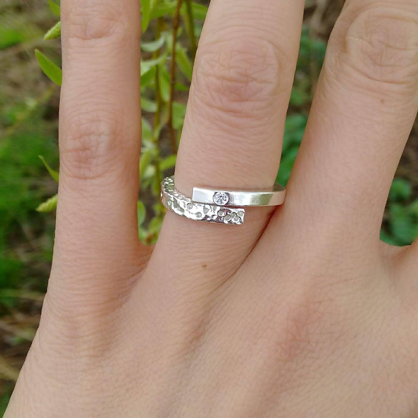 Sparkly Engagement Ring | Alternative Wedding Ring | Civil Partnership ...