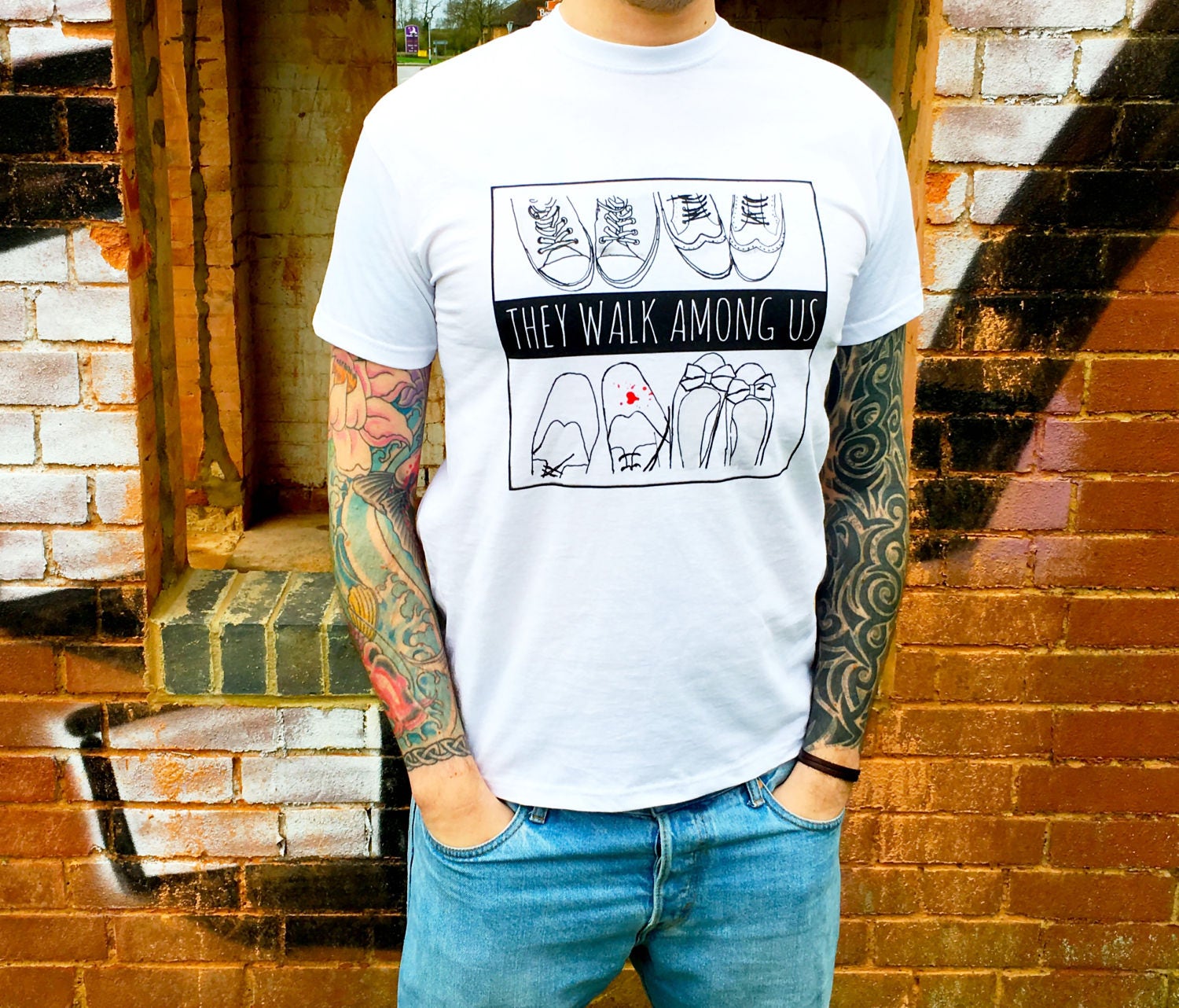 Podcast Logo Unisex T-shirt White 