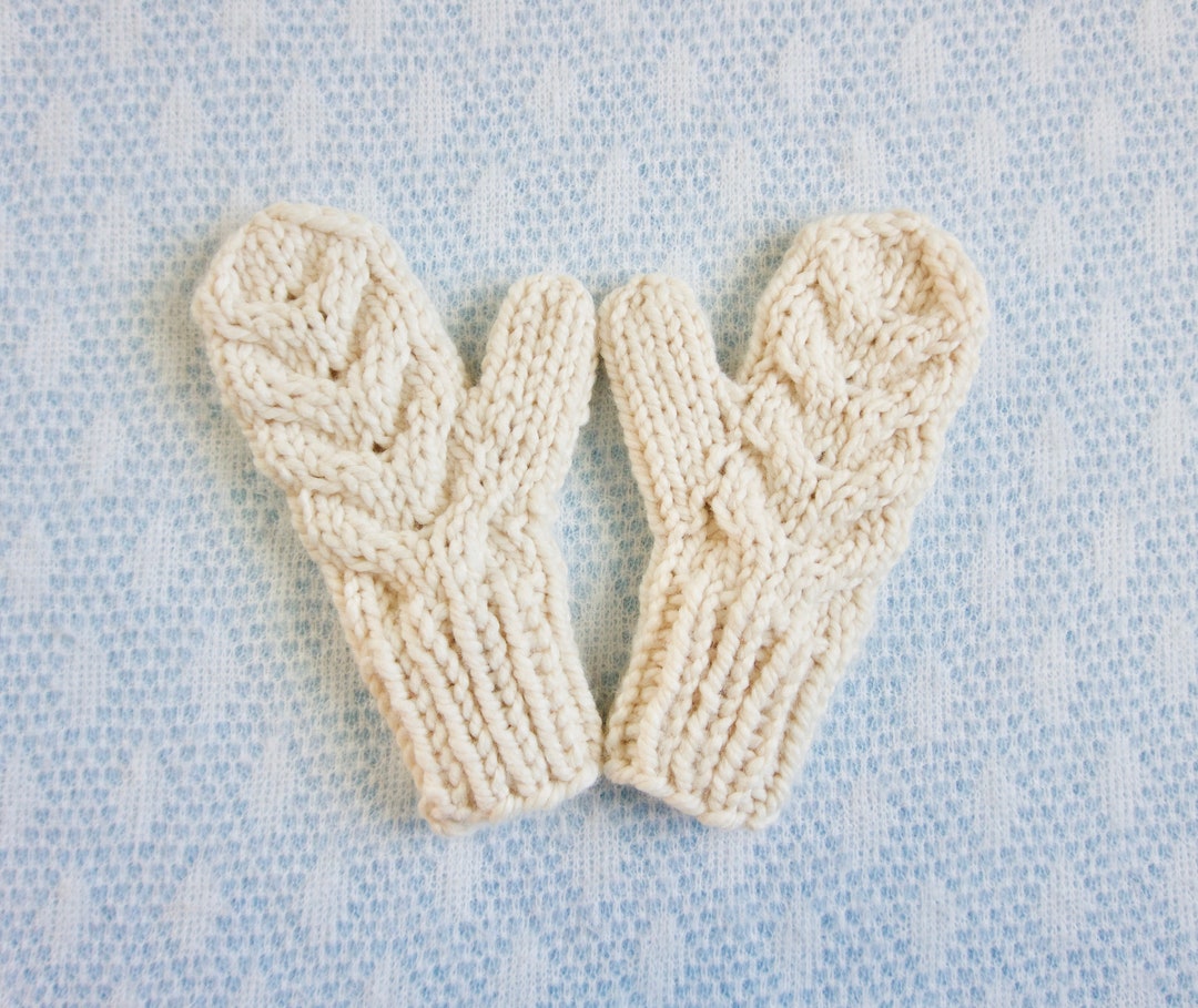 PATTERN // the Antler Mittens // Knit Mittens Pattern // Etsy
