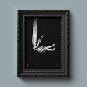 Vallen - Duistere kunst - occulte kunst - horrorkunst - horrorhuisdecoratie - gotische huisdecoratie - heksenhuisdecoratie