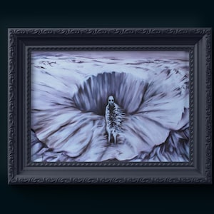 The Void – Dunkle Kunst – okkulte Kunst – Horrorkunst – Gothic-Kunst – dunkle Wohnkultur – Gothic-Kunstdekor