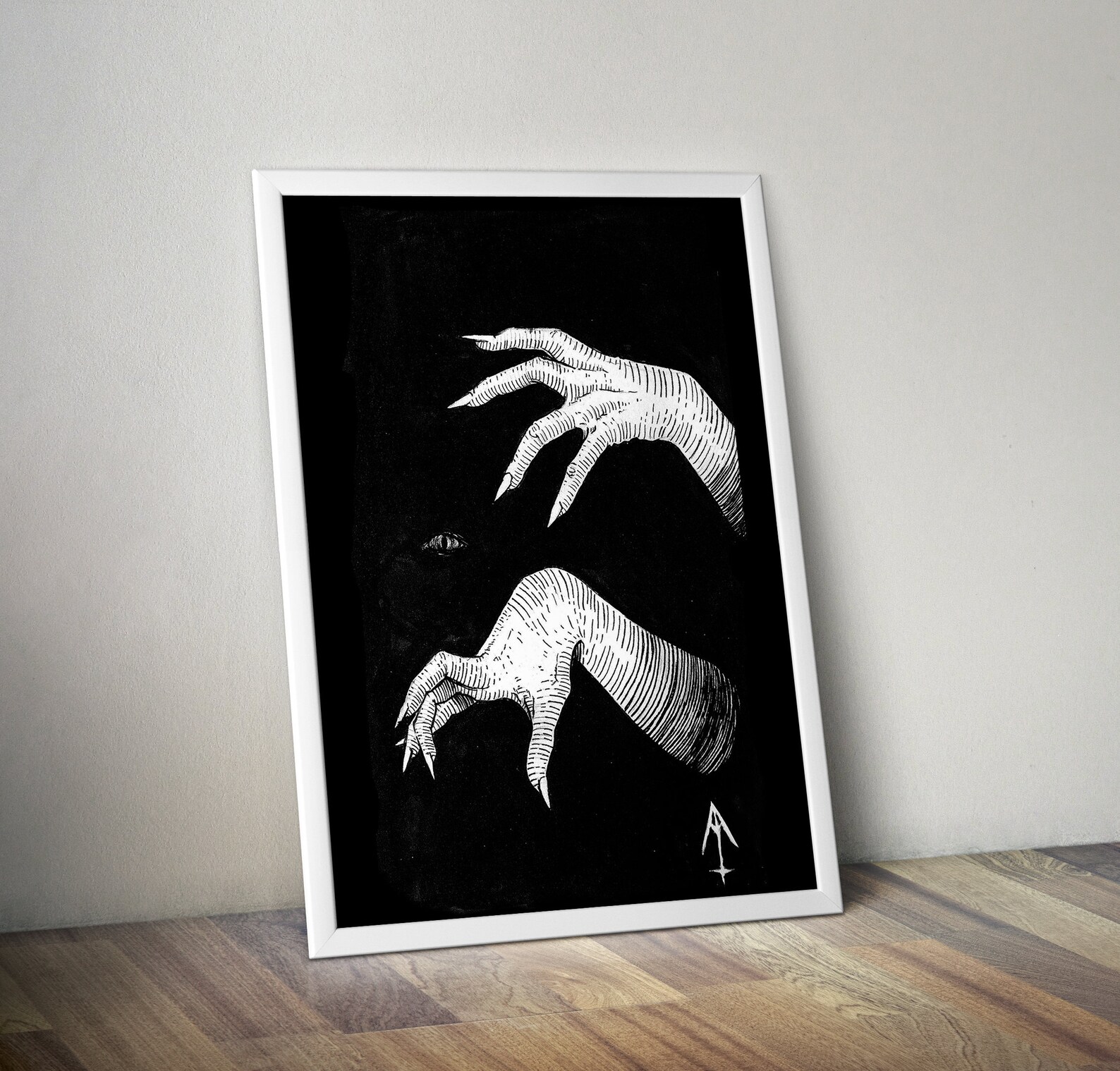 Wicked hands Witch hands Dark art Illustration Art | Etsy