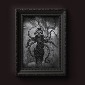 Spawn - Dark art - Horror art - Lovecraftian - Cthulhu - occult art - gothic art - gothic home decor - horror home decor