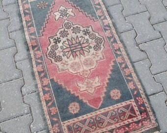 Brown shades rug Bathroom design,3.3x5.3Ft,MFK492 Small doormat rug Oushak Large rug Turkish small rug Handmade rug Antique Wool rug