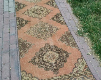 Dywan Turecki Oushak Runner, Dywan Runner, Dywan Turecki Oushak Runner 10,5 x 2,7 stopy / 323 x 85 cm