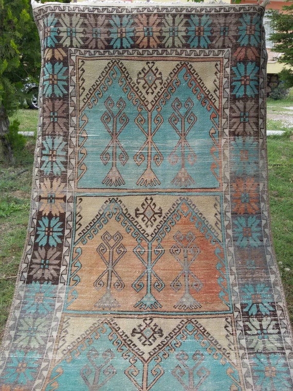 Runner rug,floor runner rug.9.1x3.2ft.turkish runner rug,kilim runner rug,vintage runner rug,oushak runner rug,hallway runner rug