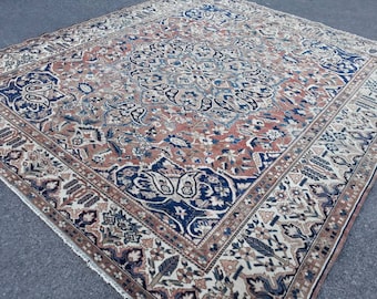 Alfombra grande, rugo de Heriz, alfombra de gran tamaño vintage, alfombra de gran tamaño, alfombra hecha a mano, alfombra de anatolia, alfombra tribal, alfombra tradicional, alfombra nómada antigua 12.4x10.8ft