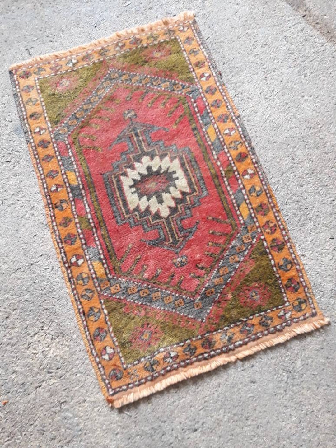 Outdoor Floor Mars,muted Colored Distressed Mat Rug, Welcome Mat,door ...