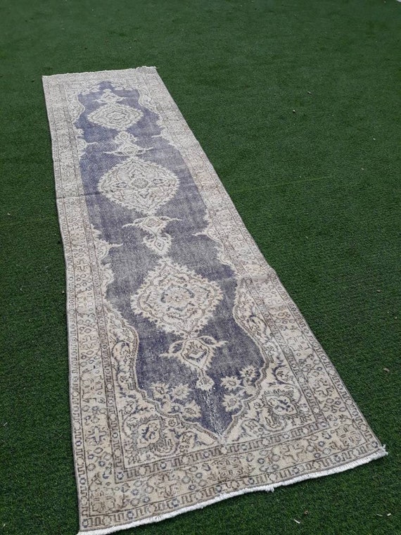 Runner Rug, Vintage Runner Rug, 2.9x11.1ft FREE SHIPPING Turkish Runner Rug, Oushak Runner Rug,Vintage Runner, Home living Rugs, Turkish Rug