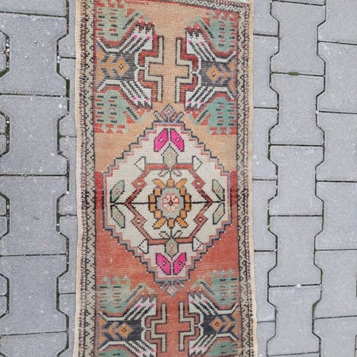 Oushak Rug, Turkish Small Rug, shops Vintage Small Rug, Anatolian Small Rug Antique Small Rug, 1'6