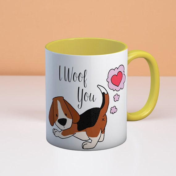 Personalized I Woof You Mug Funny Pun Mug for Dog Lovers Unique Valentine s Day Anniversary or Any Occasion Gift Etsy Canada