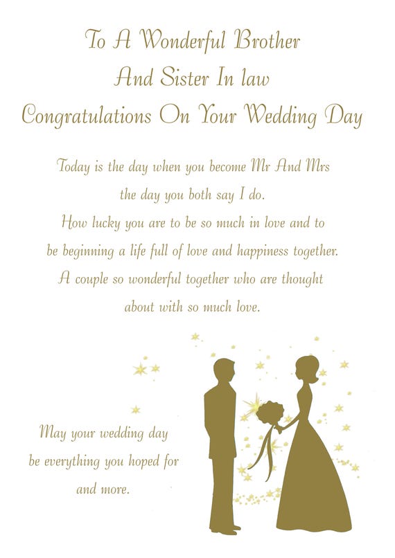 Brother Sister In Law Wedding Card Etsy UK brother-sister-in-law-wedding-card-etsy-uk