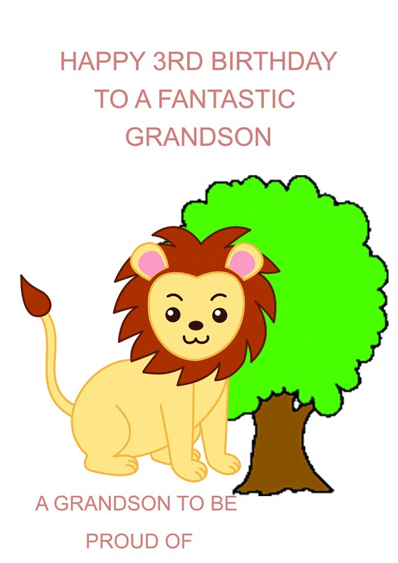 Happy 3rd Birthday Grandson Images