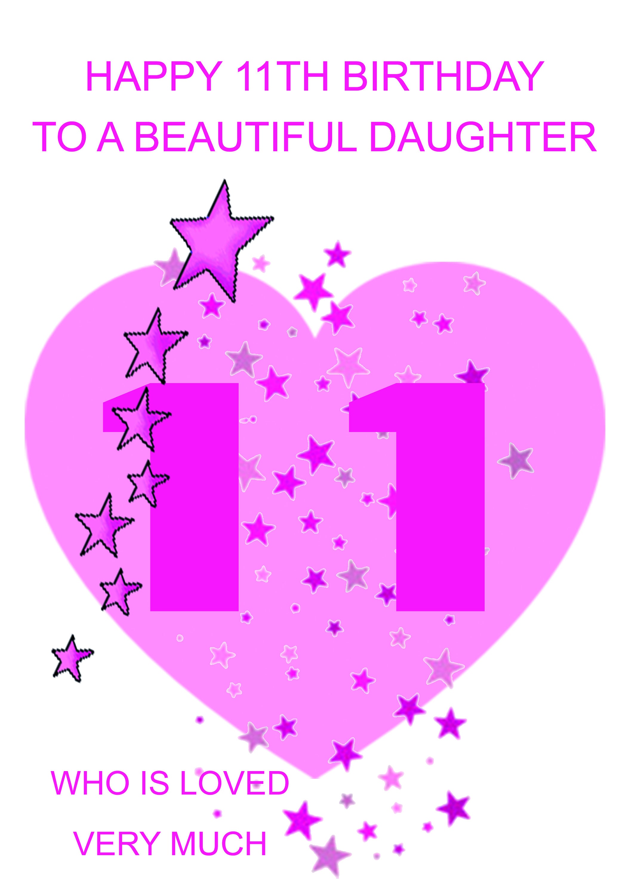 daughter-11th-birthday-card-etsy-uk