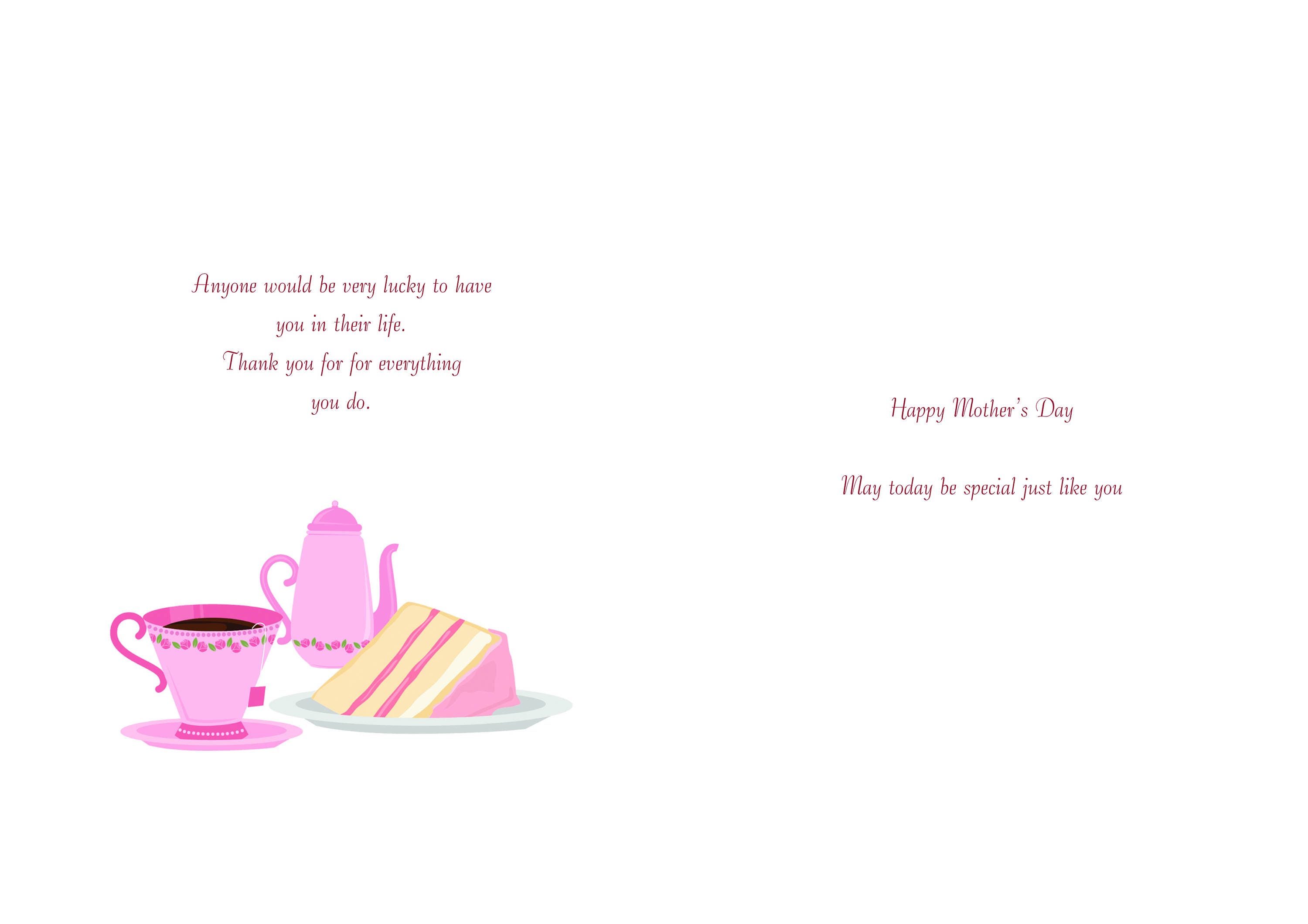 Mum in Law Mothers Day Card 2
