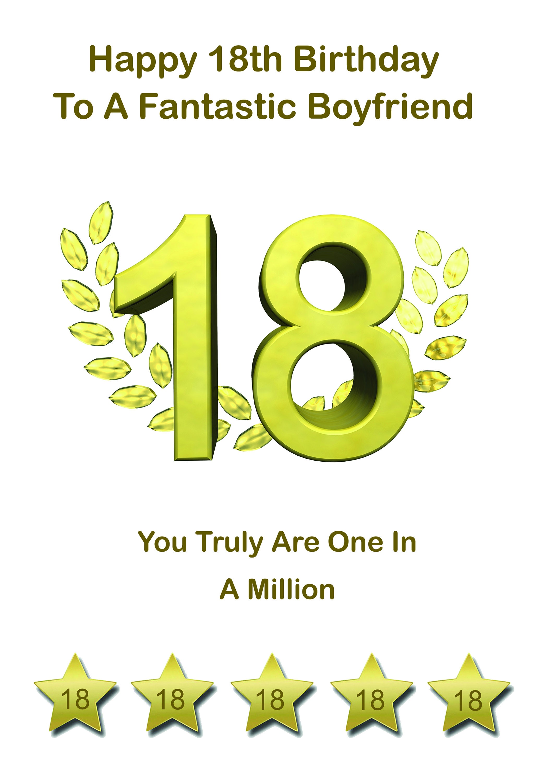 boyfriend 18th birthday card