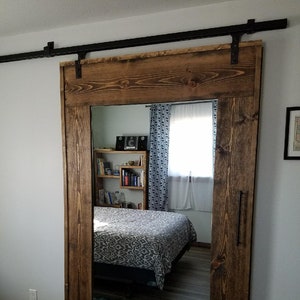 Mirrored Sliding Barn Door
