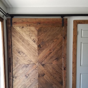 Sliding X-Pattern Barn Door