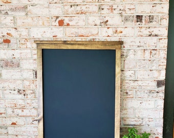 Framed reversible Chalkboard or Whiteboard Home Office Calendar Kitchen Menu or Grocery List