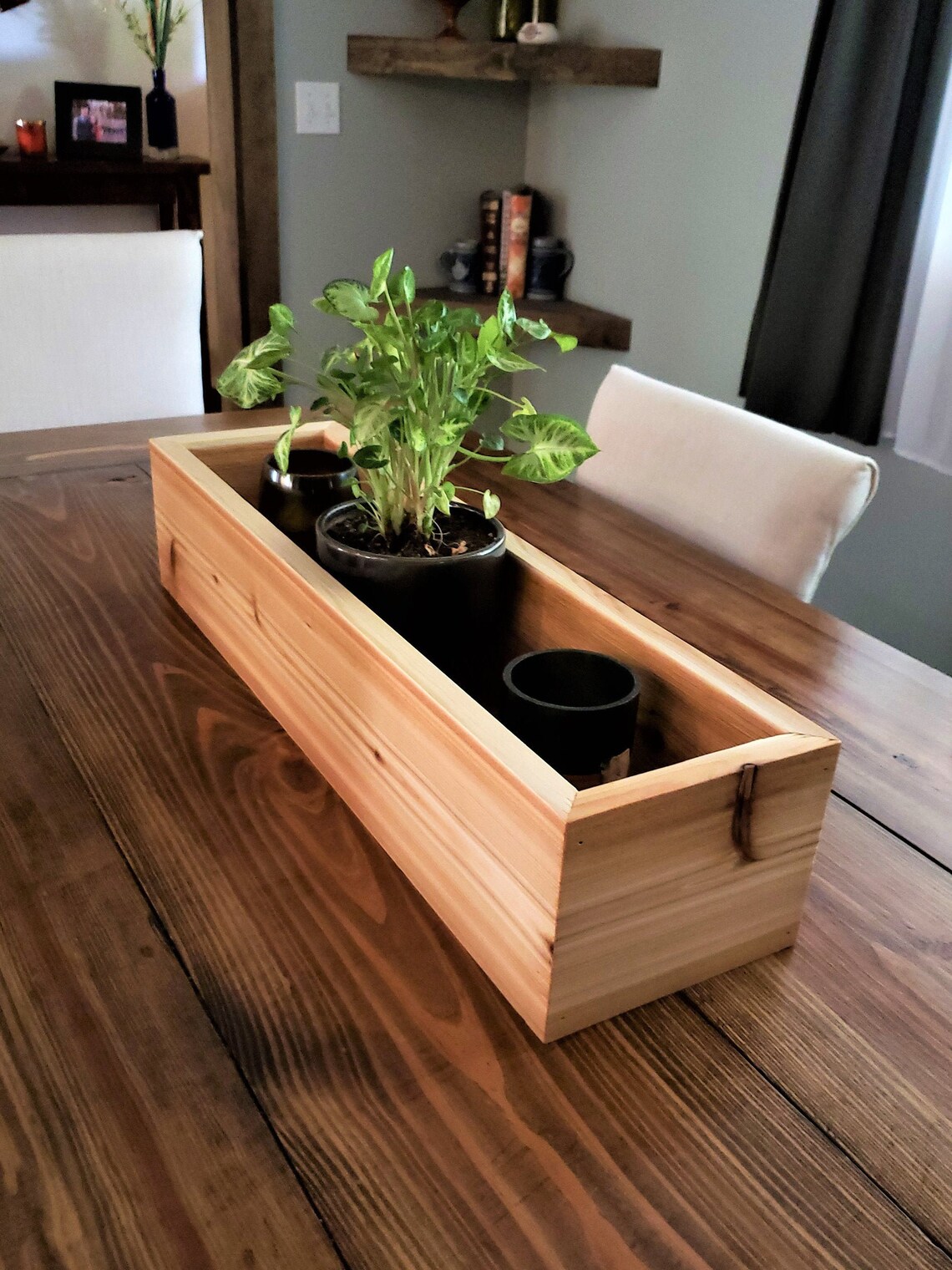 Cedar Indoor/outdoor Planter Window Mantel Box Etsy