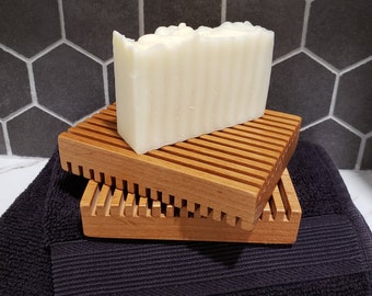 Wooden Soap dish waterproof kitchen bathroom shower custom sizing available