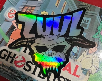 Dan-Zuul holographic sticker.  ghostbusters, danzig, misfits