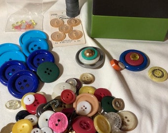 Craft Kit for Vintage Button Fridge Magnet