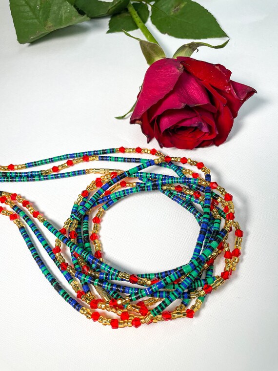 Glass waist online beads