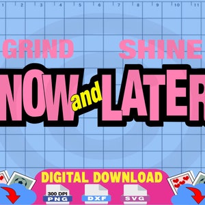 Grind Now And Shine Later SVG Vector svg png dxf Silhouette Cricut Martin TV Show retro Afro African Black Girl Magic Melanin Strong