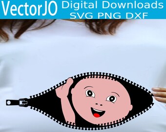 Download Zipper Baby Svg Etsy