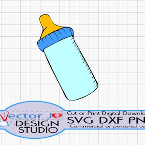 Babyflasche SVG Babyflasche Clipart Babyflasche Datei für Cricut Babyflasche Schnittdatei für Silhouette, Babyflasche Dxf, Png, svg, Vektorkunst