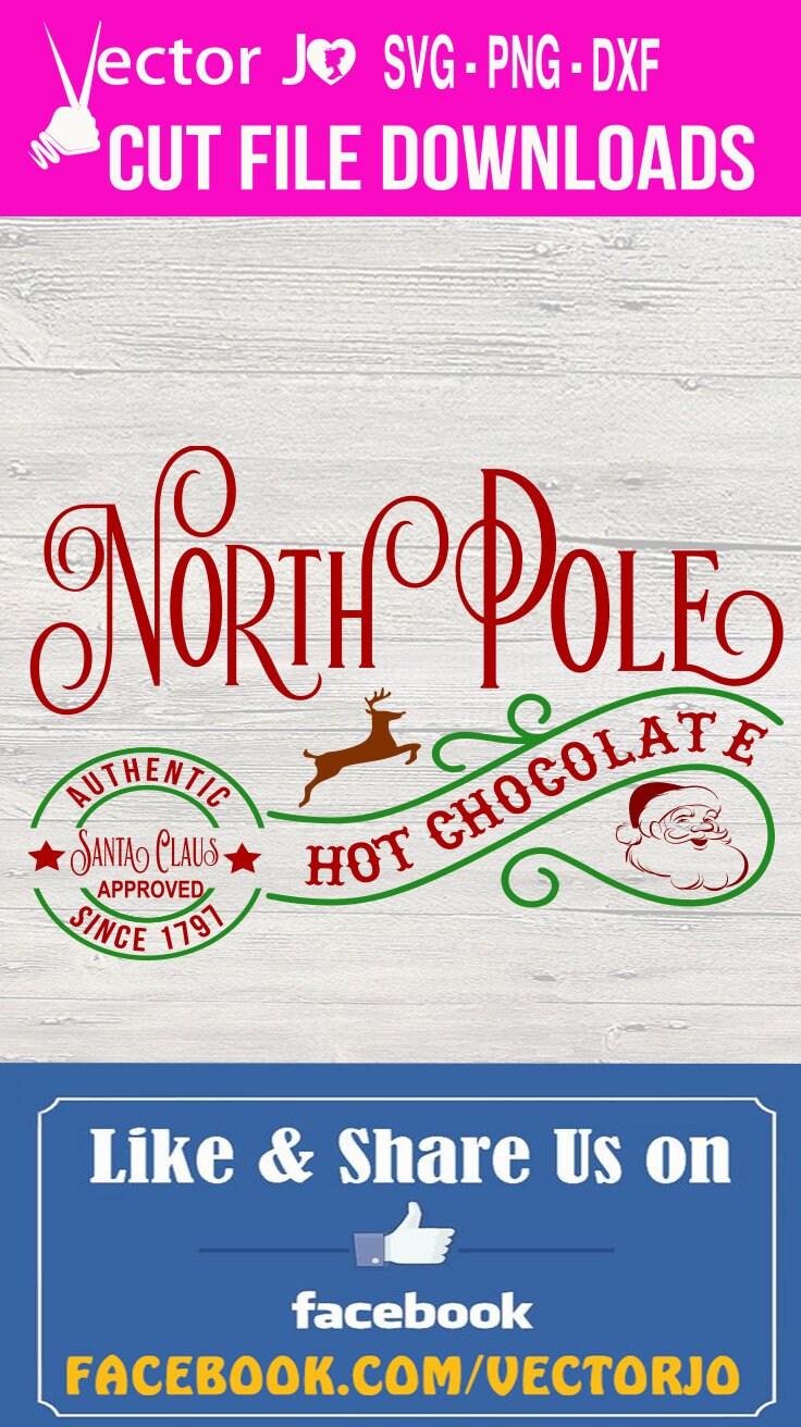 Download North Pole Waterslide North Pole Hot Chocolate Svg Hot Etsy