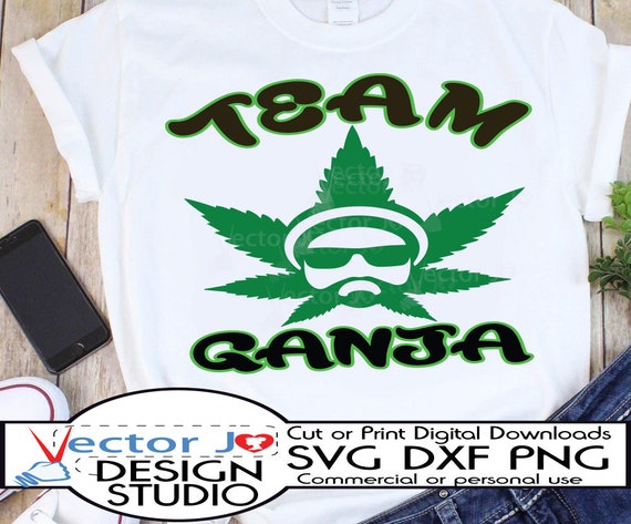 Download Free Team Ganja Svg Marijuana Svg Marijuana Shirt Graphic Cannabis Etsy SVG Cut Files