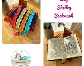 Very Shelley Bookmark - pdf pattern only