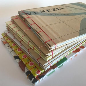 Notebook Handmade Japanese Binding different patterns