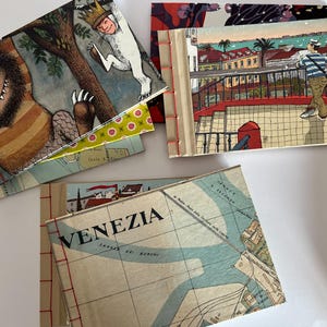 Notizbuch Handmade mit japanischer Bindung verschiedene Muster