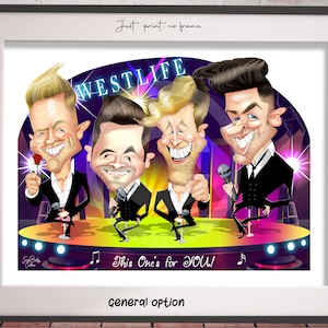 Westlife cartoon