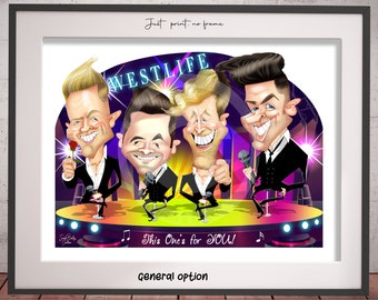 Westlife cartoon