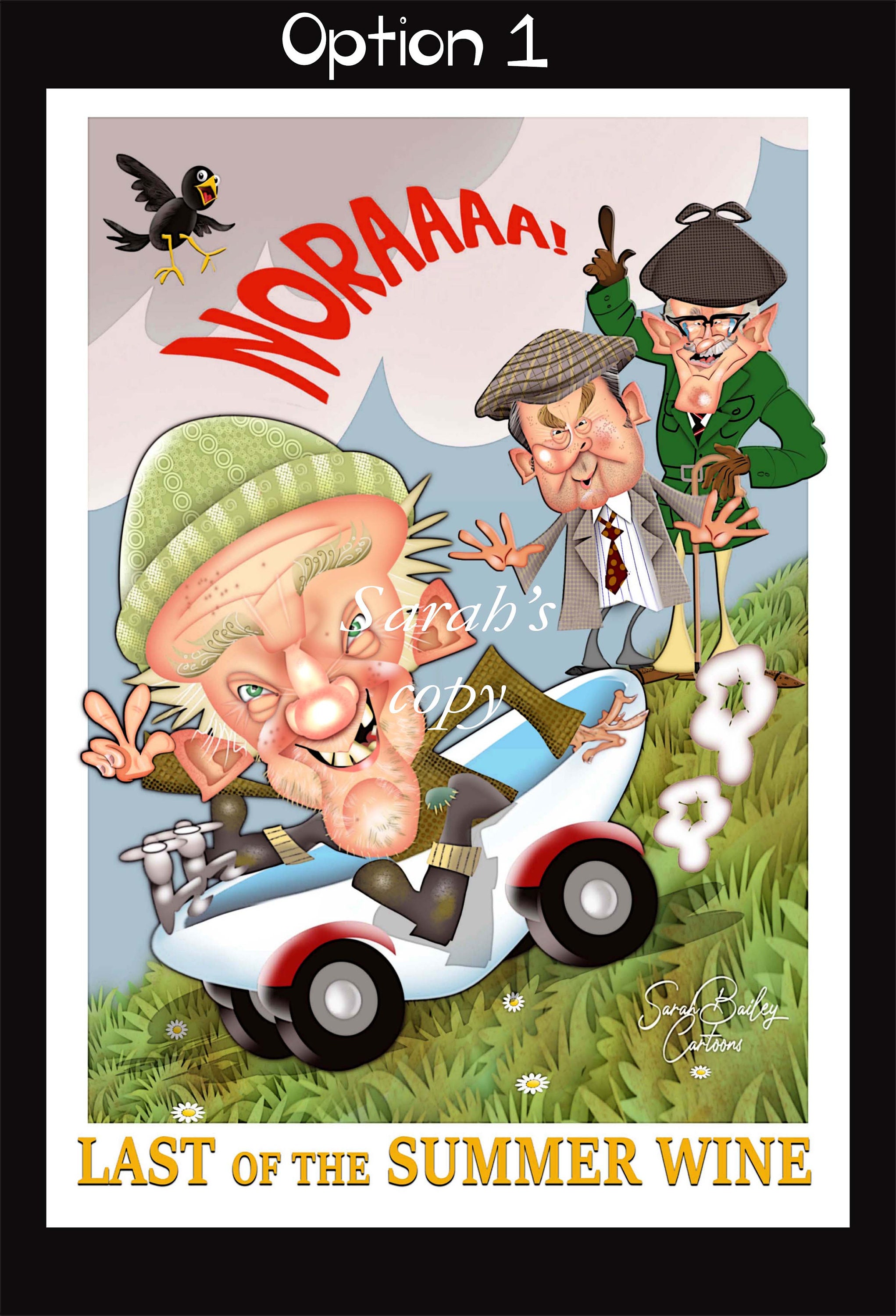 A poster of last of the summer wine all the options etsy uk