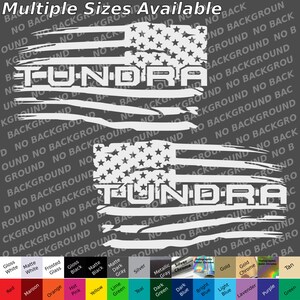 Custom american flag tundra decals sticker body sides suv offroad