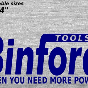 Custom Binford tools decal sticker 90&#39;s nostalgia
