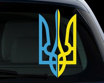 3'' or 5'' Kyrgyzstan Coat Of Arms Car Bumper Sticker Decal