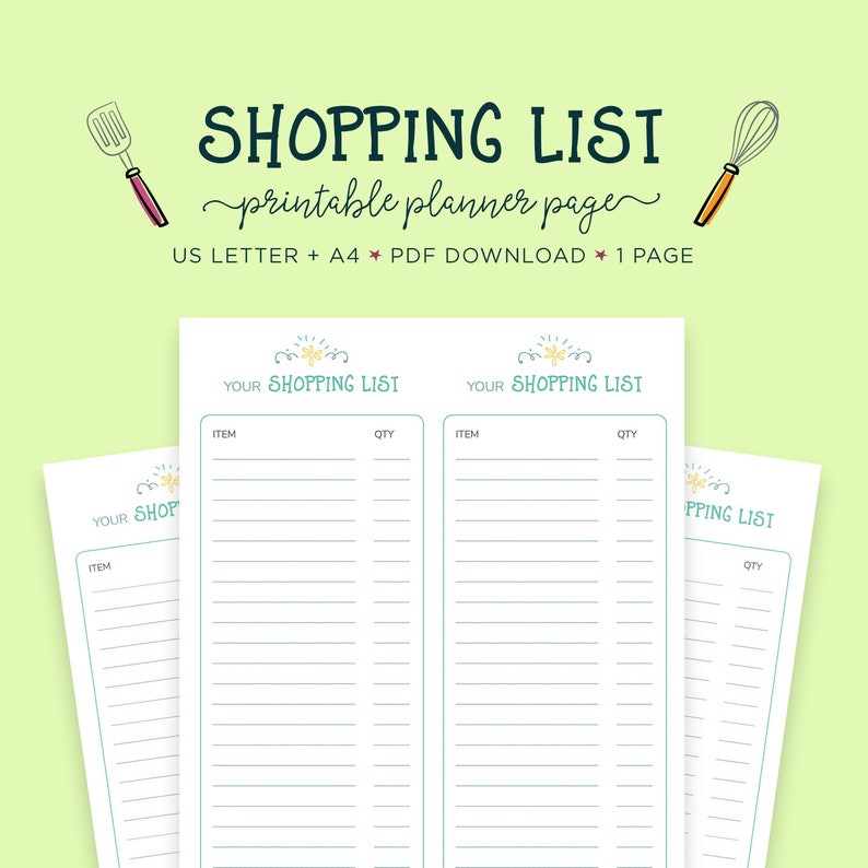 Do the shopping list