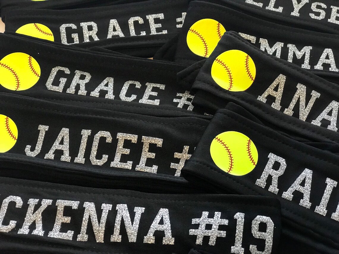 Custom Sports Headbands / Silicone Lined Headbands / Team Etsy